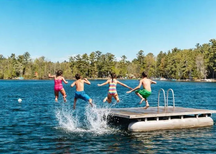 Scenic Spider Lake Beach Resort Pontoon Rentals